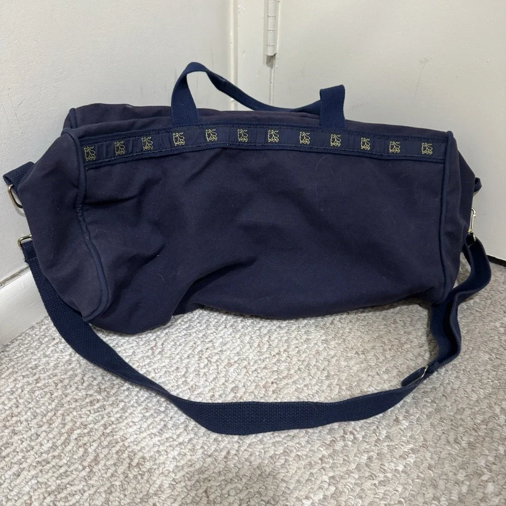 Vintage Warden Brooks Merrill Lynch Bull Wall Street Canvas Bankers Duffel Bag